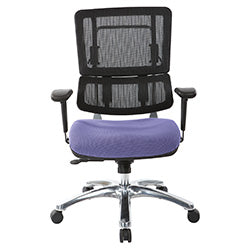 Vertical Black Mesh Back Chair